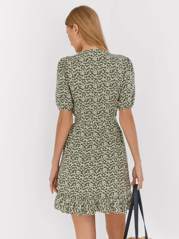 Платье женское, с коротким рукавом, Marcia, image-6