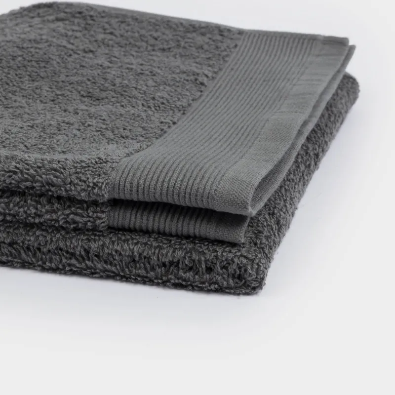 Полотенце, 50х90 см, хлопок, серое, Vari cotton, image-6