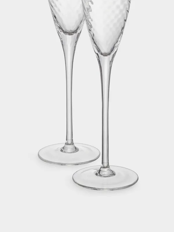 Шампан шыны, 170 мл, 2 дана, шыны, Charm V, image-3