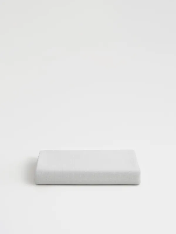 Скатерть, 170х250 см, полиэстер, светло-серая, Олени и ели, Forest fawn, image-7