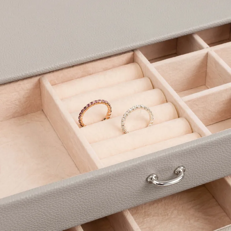 Зергерлік қобдиша, 24х19 см, жасанды былғары/МДФ, сұр, Premiere, image-7