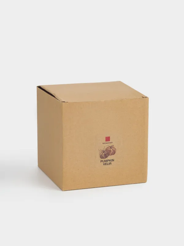 Сақтау ыдысы, 13х16 см, мл, керамика, сүтті-қоңыр, Асқабақ, Pumpkin велир, image-5