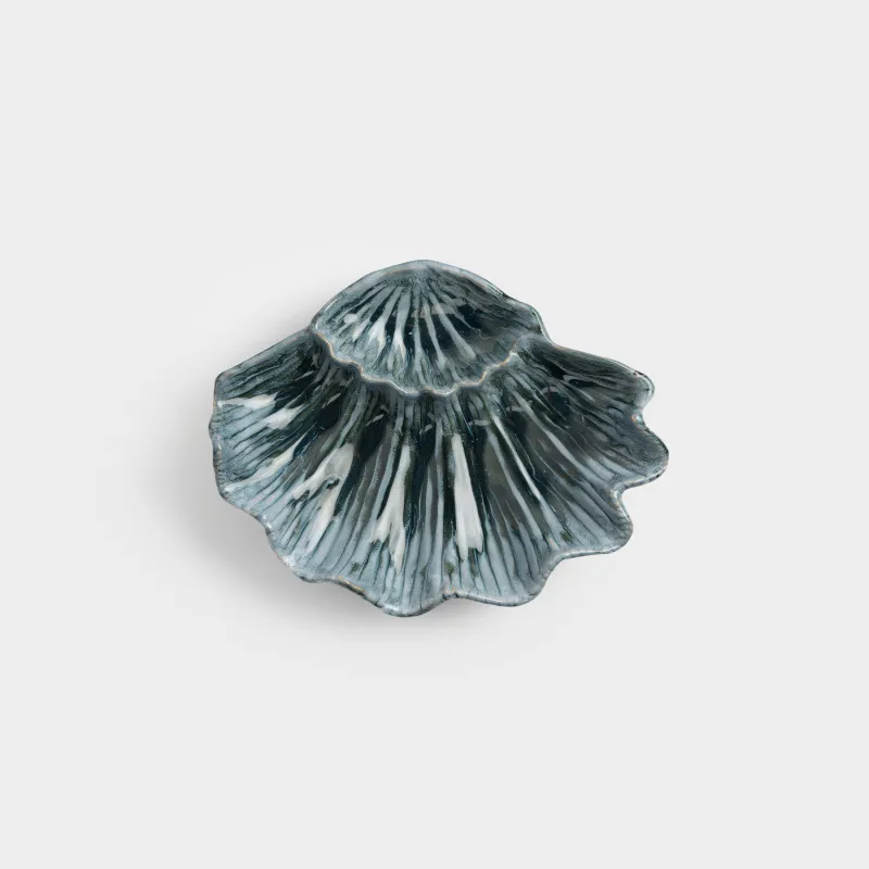 Блюдо, 25х27 см, с соусником, Ракушка, Coral reefs, image-4