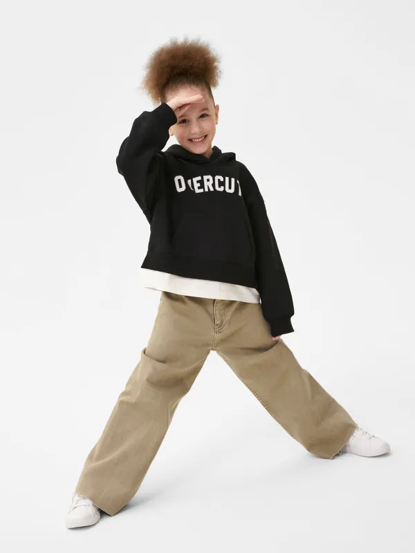 Худи детское, р. 140 см, для девочек, хлопок/полиэстер, черное, Linta, image-3