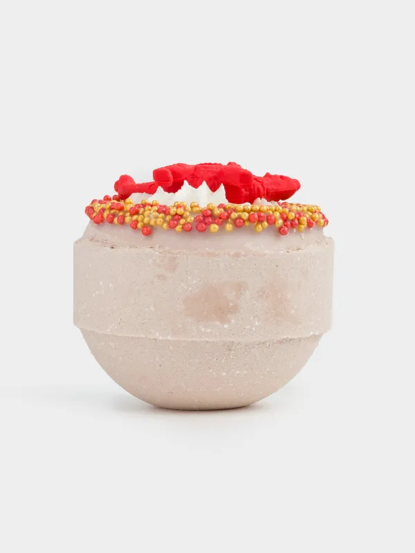 Ваннаға арналған бомба, 130 гр, ойыншықпен, сарғылт-қоңыр, қызғылт сары, Динозавр, Dino, image-2