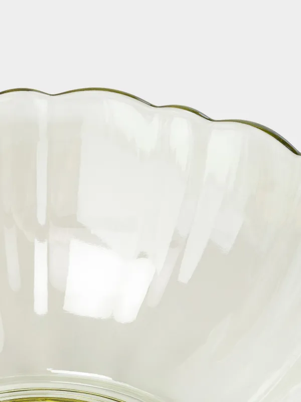 Салат ыдысы, 18х8 см, 1л, шыны, сары, Nelton color, image-3