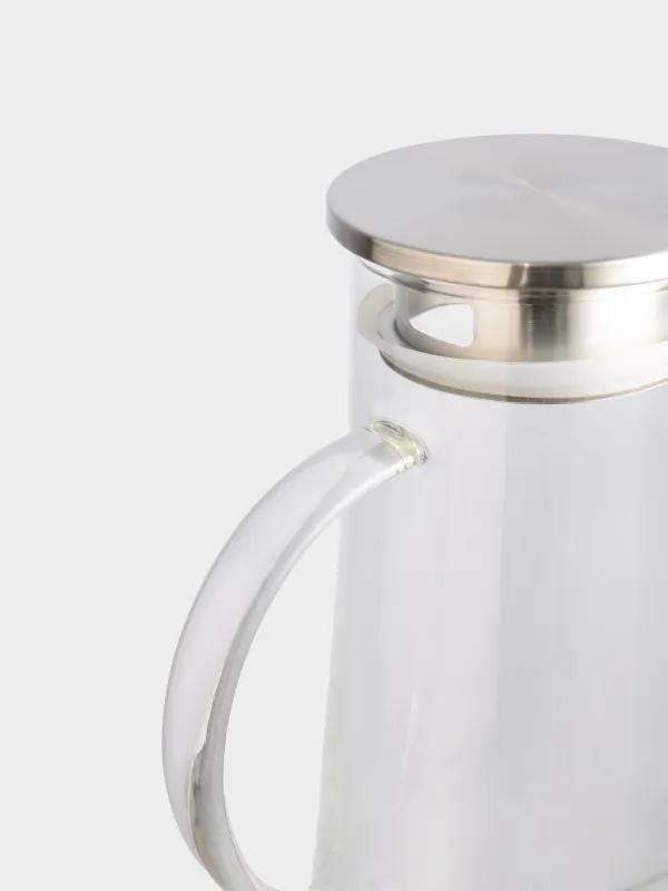 Құмыра, 1,3 л, сүзгі қақпағы, пайдаланылған Шыны / Болат, Пирамида, image-6