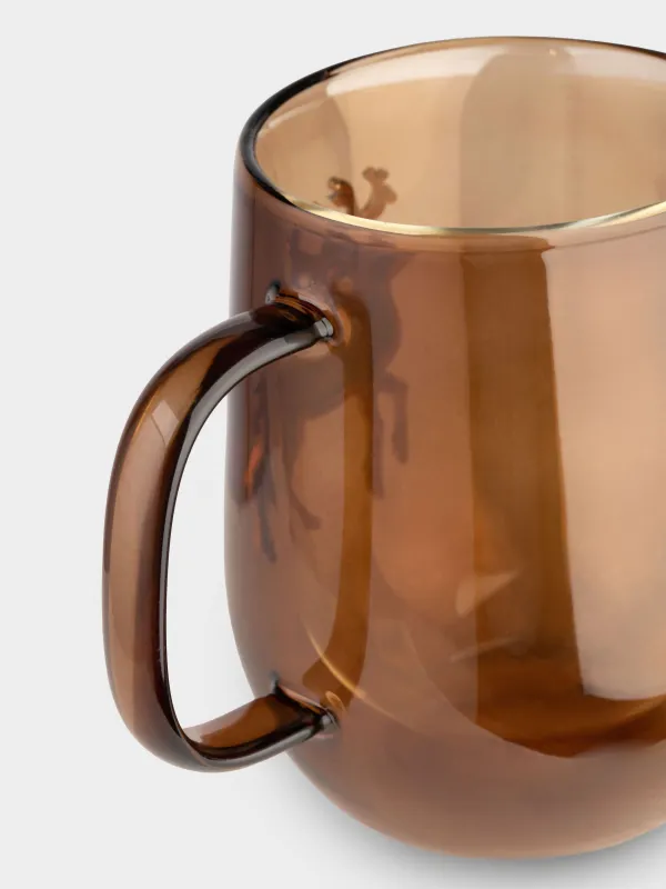 Саптыаяқ, 400 мл, металл Б/шыны, сұр, Күміс түсті бұғы, Air decor, image-2