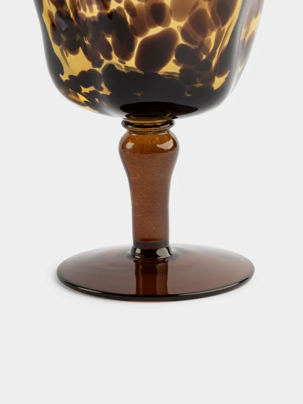 Шарап бокалы, 320 мл, шыны Р, қоңыр, Анималистік өрнек, Nors color, image-2