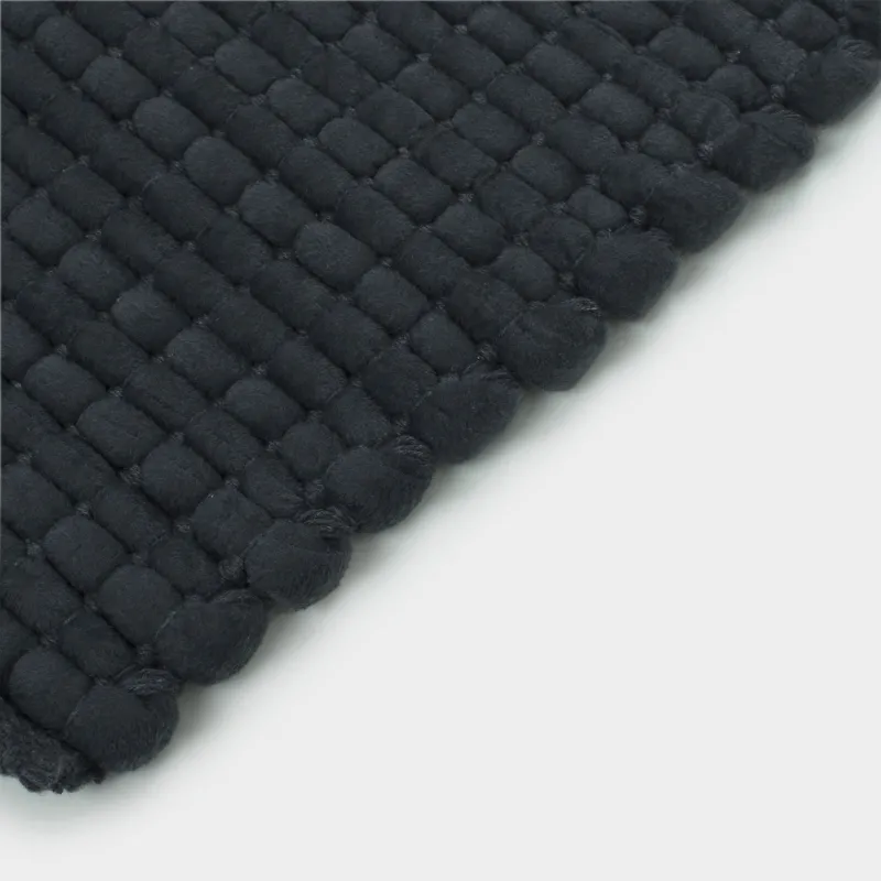 Кілемше, 50x80 см, полиэстер/мақта, графит, Cozy, image-1