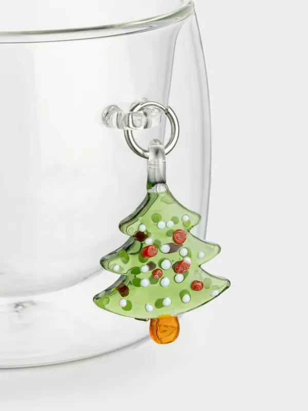 Кружка, 330 мл, с подвеской, Елка, Air figure, image-4