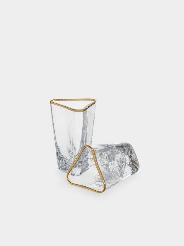 Стопка для водки, 4 шт, Triangle Gold, image-3