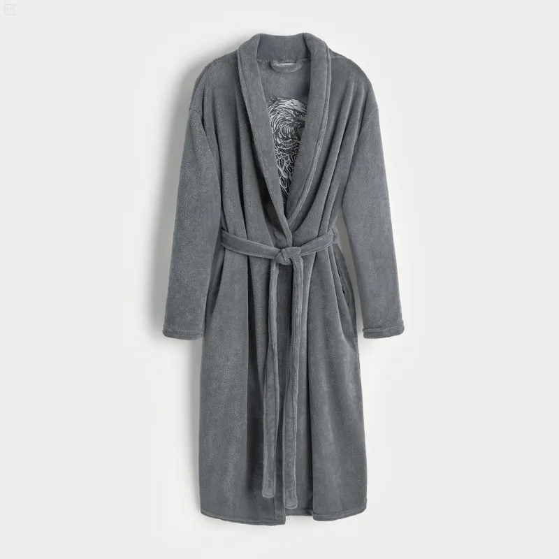 Халат мужской, с длинным рукавом, Jevon