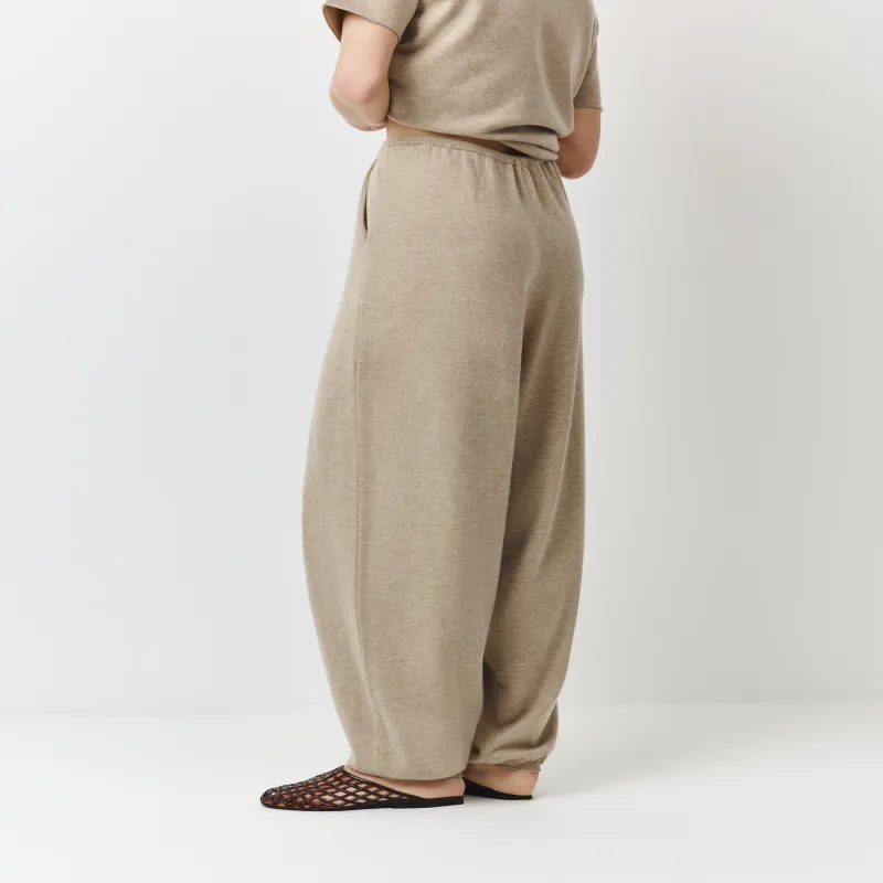 Әйелдер шалбары, өлшемі L, полиэстер/акрил/нейлон/жүн К, сарғылт-қоңыр, Agueda, image-2