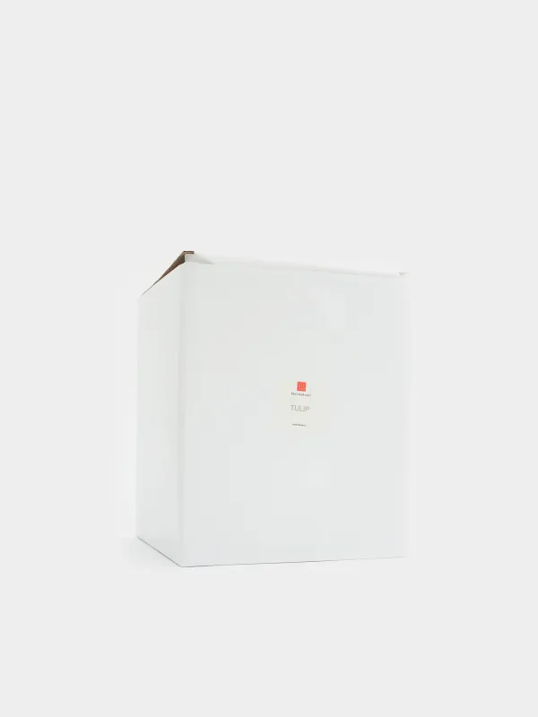 Гүл вазасы, 25 см, сәндік, керамика, ақ, қызғалдақ, Қызғалдақ, image-4