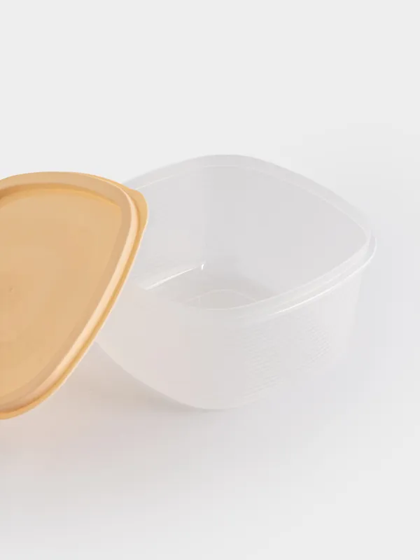 Набор контейнеров, 7 шт, пластик, квадратный, цветной, Frame, image-4