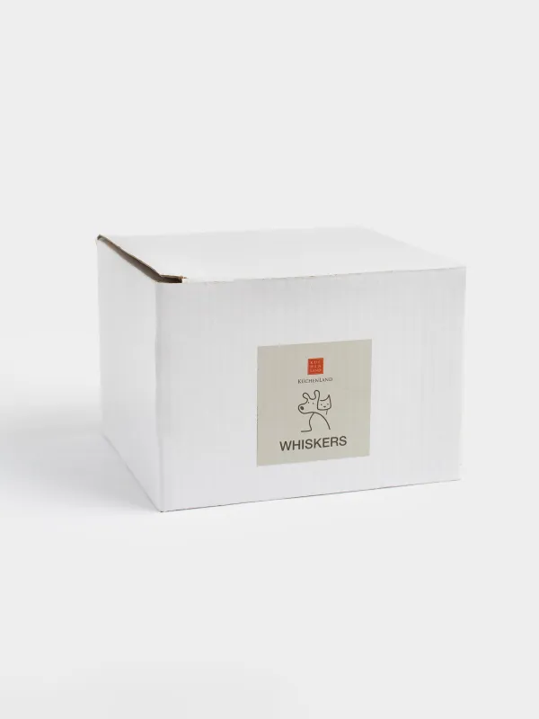 Жануарларға арналған тостаған, 13х9 см, 350 мл, өлшеуіш шкаласы бар, аяқты, керамика, сұр, мысық, Whiskers, image-5