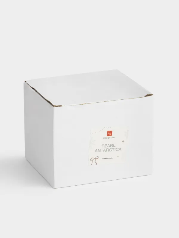 Кружка, 450 мл, керамика D/бисер, молочная, Бант, Pearl Antarctica, image-4