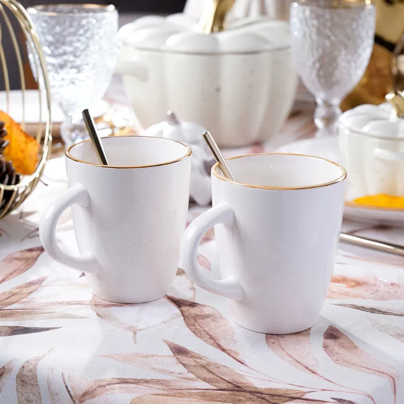 Саптыаяқ, 350 мл, 2 дана, сүт түстес, дақтары бар, Roxas, image-9