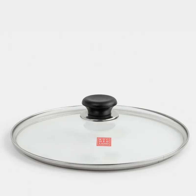 Крышка, 28 см, стекло/металл, Action Accessory