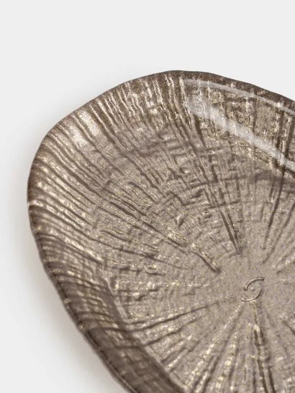 Ыдыс, 21х13х2 см, шыны, сопақ, қоңыр, Raisen, image-4