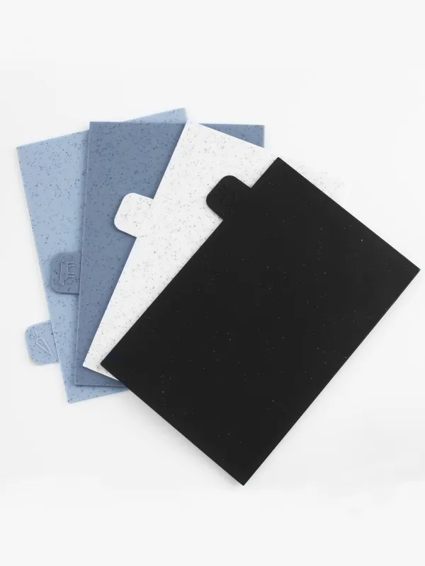 Кесу тақтасы, 28х19 см, 4 дана, стендте, пластмассада, дақтарда, сұр қоспада, Speck, image-1