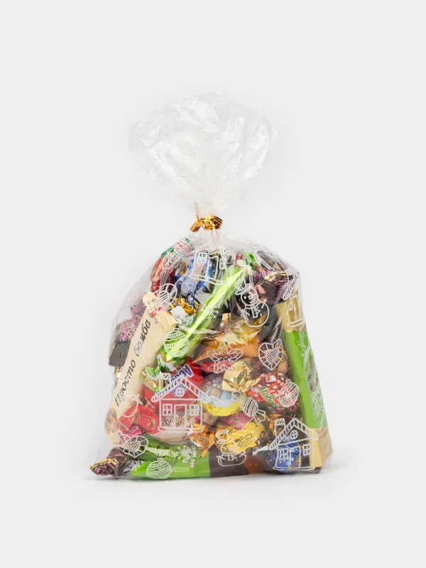 Набор конфет в коробке, 14x13 см, 200 гр, ассорти, Дом, Sweet christmas, image-2