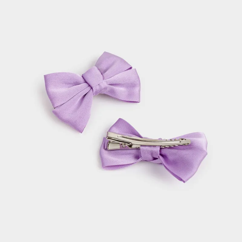 Балаларға арналған шашқа арналған керек-жарақтар жинағы, 3 зат, полиэстер/металл, түсті, Бантиктер, Hairstyle, image-4