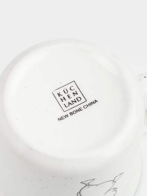 Кружка, 370 мл, в крапинку, Гусь, Goose, image-2