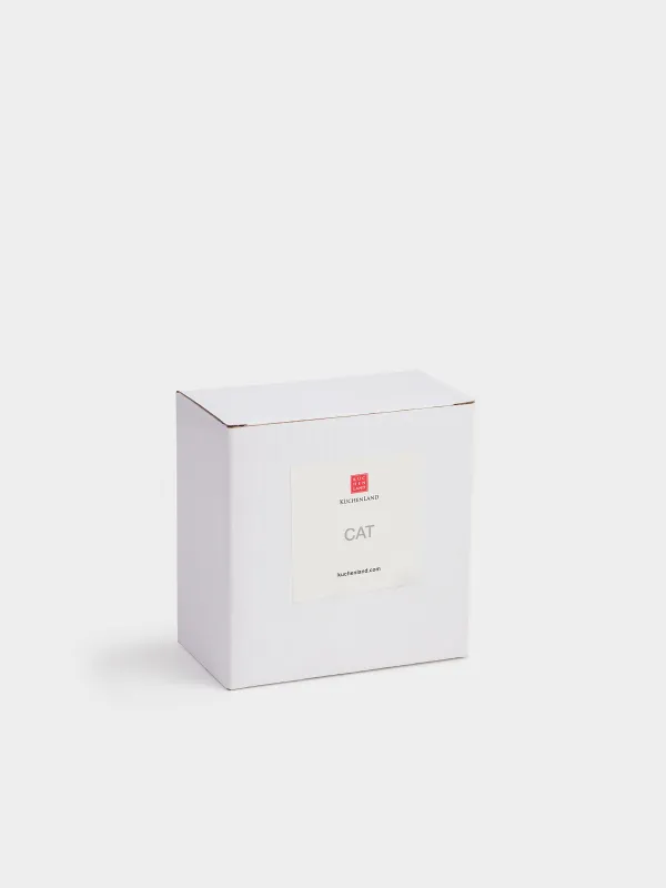 Зергерлік бұйымдарға арналған ұстағыш, 9 см, полирезин, алтын інжу, Мысық, Cat, image-5