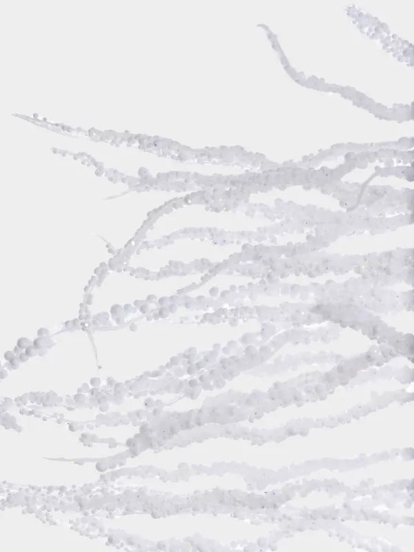 Ветка декоративная, 65 см, Снежные ягоды, White berry, image-2