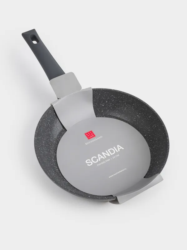 Таба, 24 см, алынбалы тұтқа, қапталған, алюминий, Scandia, image-8