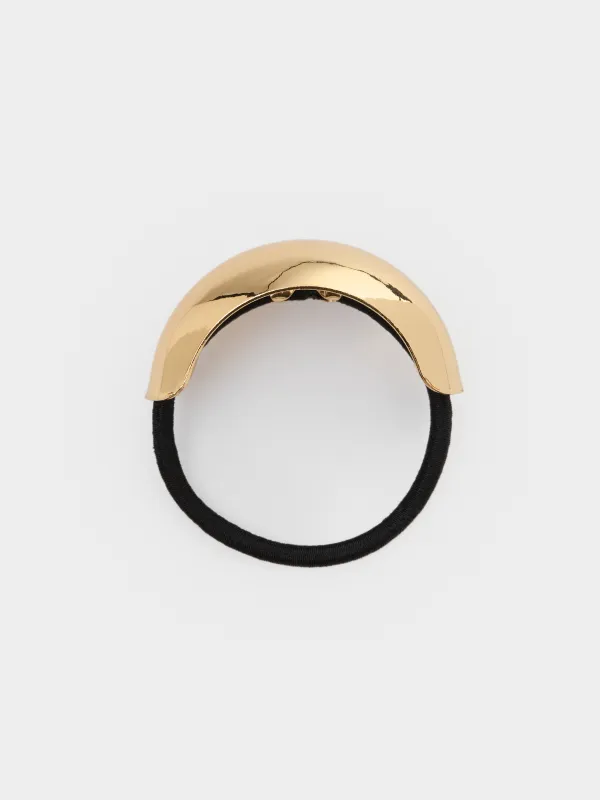 Шаш резеңкесі, 6 см, металл, алтын, Hairstyle, image-0