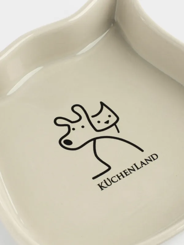 Миска для животных, 15х14 см, 250 мл, керамика D, серая, Кот, Whiskers, image-7