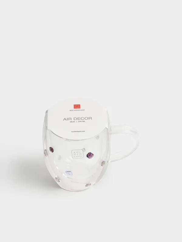 Кружка, 330 мл, стекло Б, Кристаллы, Air decor, image-4