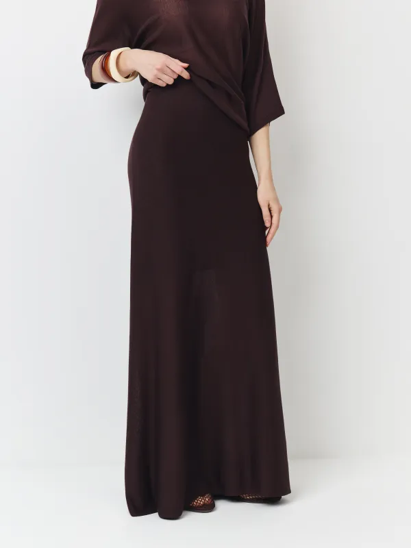 Әйелдер белдемшесі, макси, өлшемі L, лиоцелл К, мокко, Charo, image-1