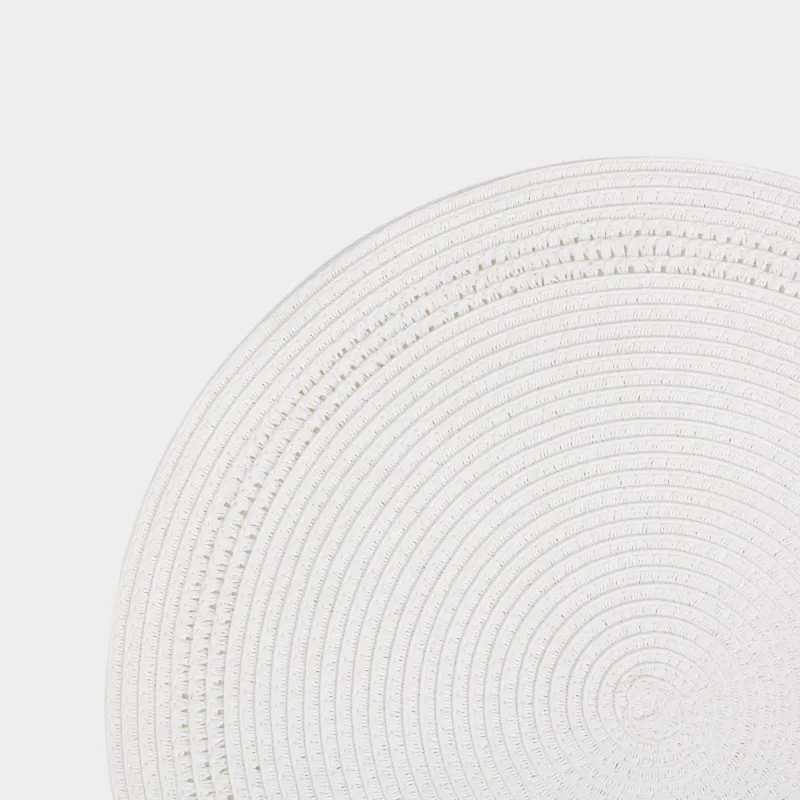 Аспаптарға арналған майлық, 38 см, целлюлоза, дөңгелек, ақ, Straw, image-3