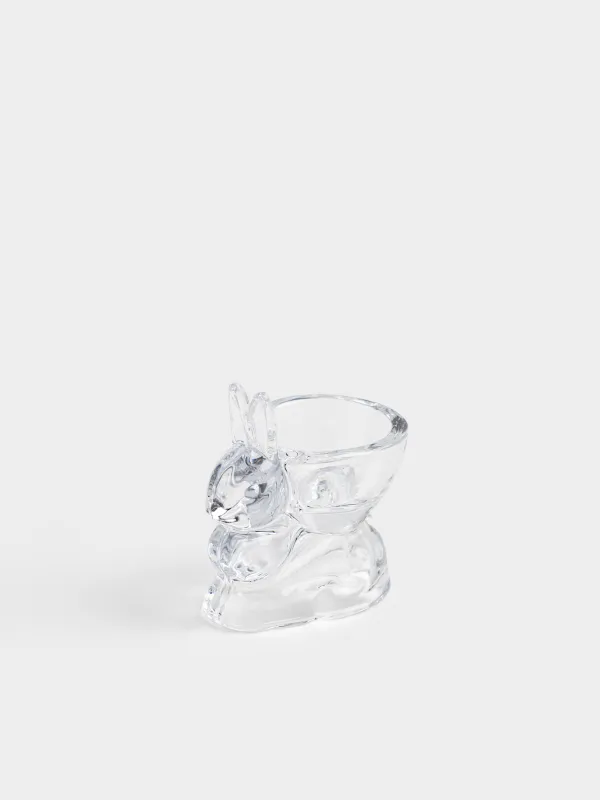 Жұмыртқа тұғыры, 6 см, шыны, Қоян, Clear figure, image-1