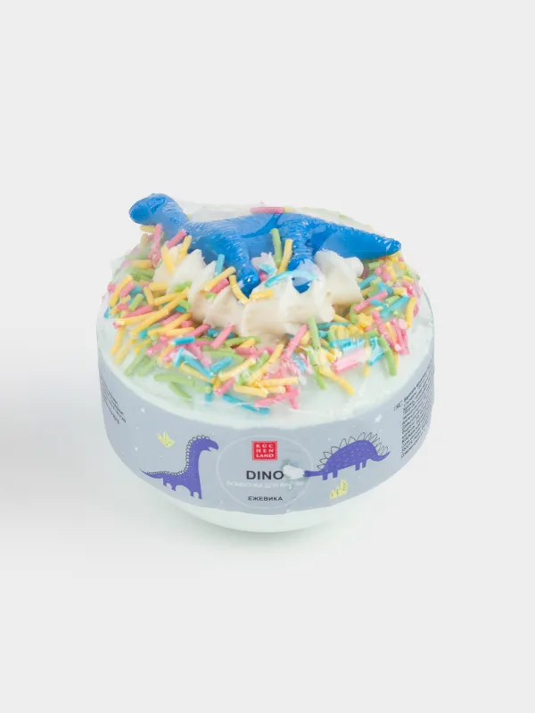 Ваннаға арналған бомба, 130 гр, ойыншықпен, көк, Қаражидек, Динозавр, Dino, image-3