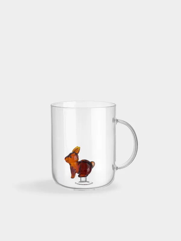 Саптыаяқ, 400 мл, шыны Б, Кәріптас қоян, Shape, image-0