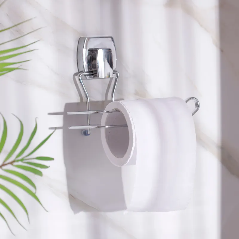 Дәретхана қағазы ұстағышы, 17 см, вакуумдық сорғыш, металл/пластик, Method, image-2