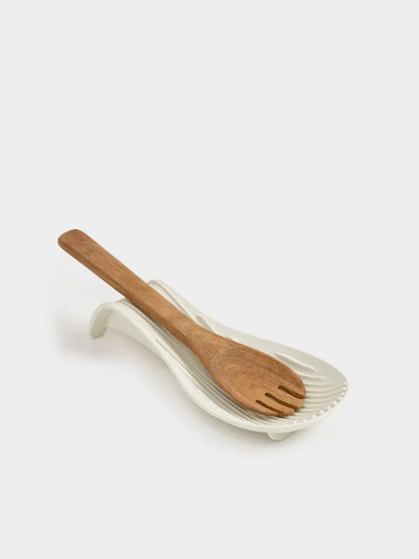 Қасыққа арналған тұғыр, 23 см, силикон, сарғылт-қоңыр, Wavelet, image-7