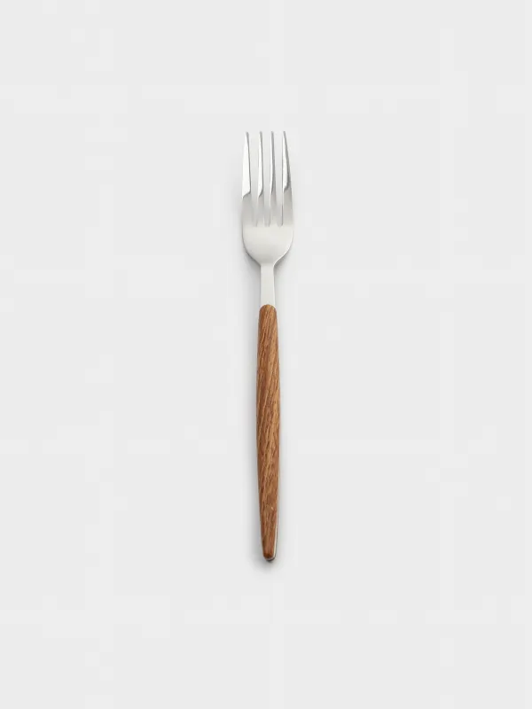 Вилка столовая, 2 шт, сталь/пластик, коричневая, Oslo, image-3