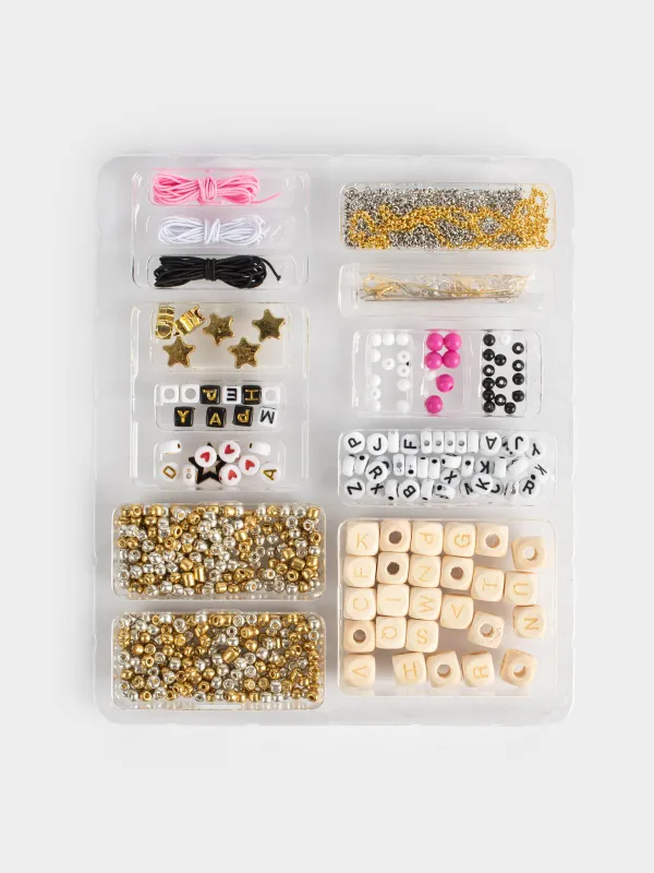 Шығармашылық жинағы, 15х18 см, білезік жасау, пластик / полиэстер, Hobby weave, image-1