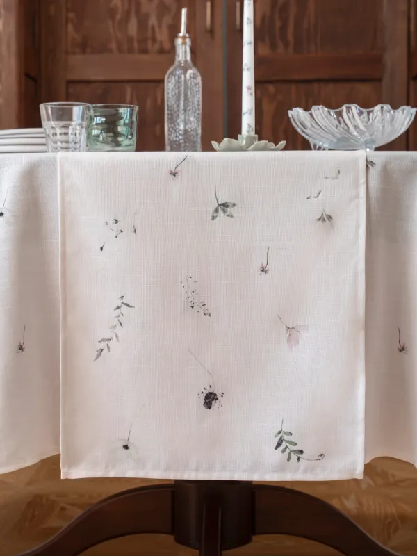 Дорожка настольная, 40х160 см, полиэстер, молочная, Весенние цветы, Flowery, image-9