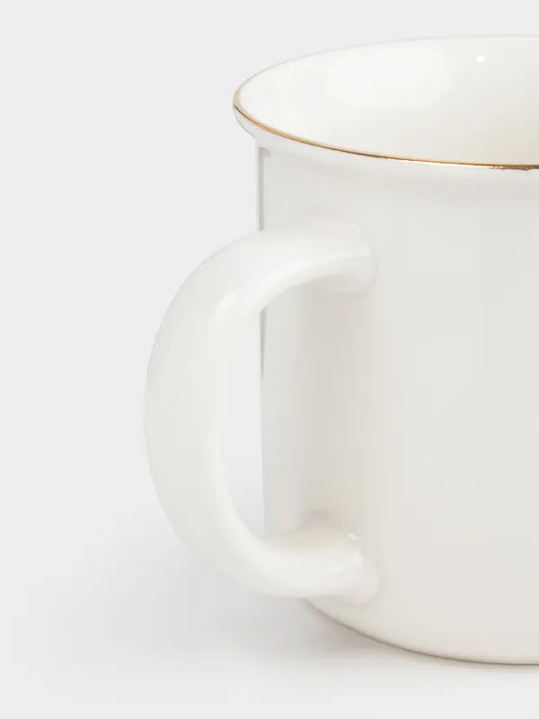 Саптыаяқ, балаларға арналған, 360 мл, фарфор N, ақ, Дизайн, Ideas, image-2