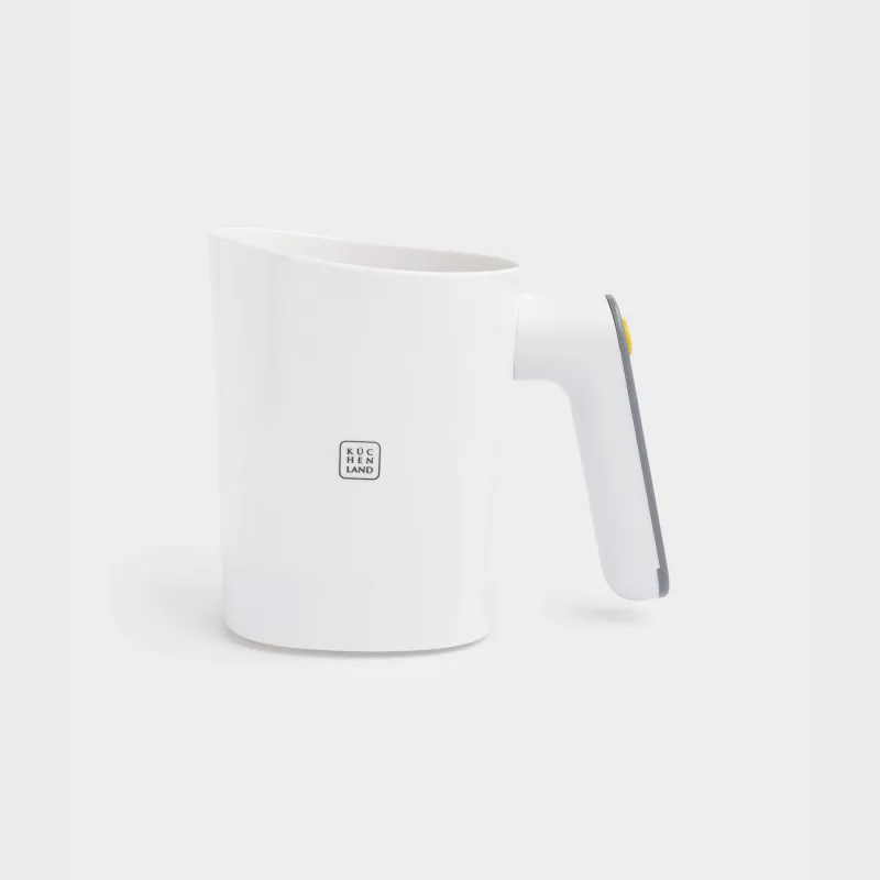 Электрлік елек, 18х15 см, пластик / Болат, ақ және сұр, Bakery