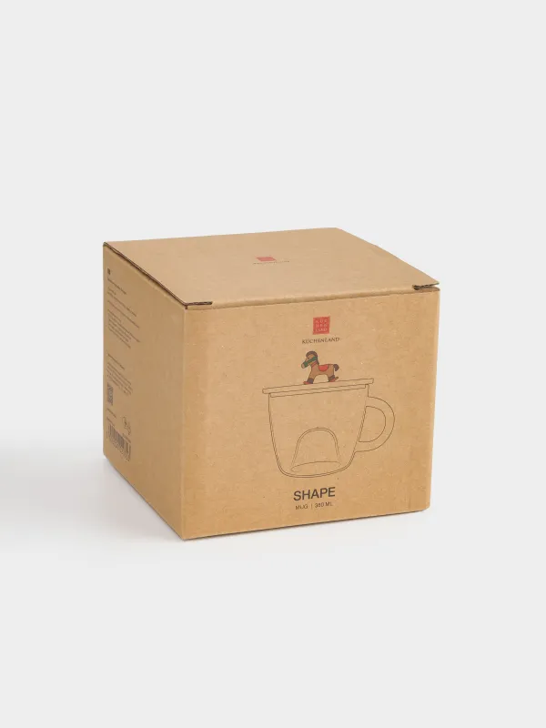 Саптыаяқ, 400 мл, шыны Б/бамбук, тұтқасында кристалдары бар, тұғырда, Ат, Shape, image-5