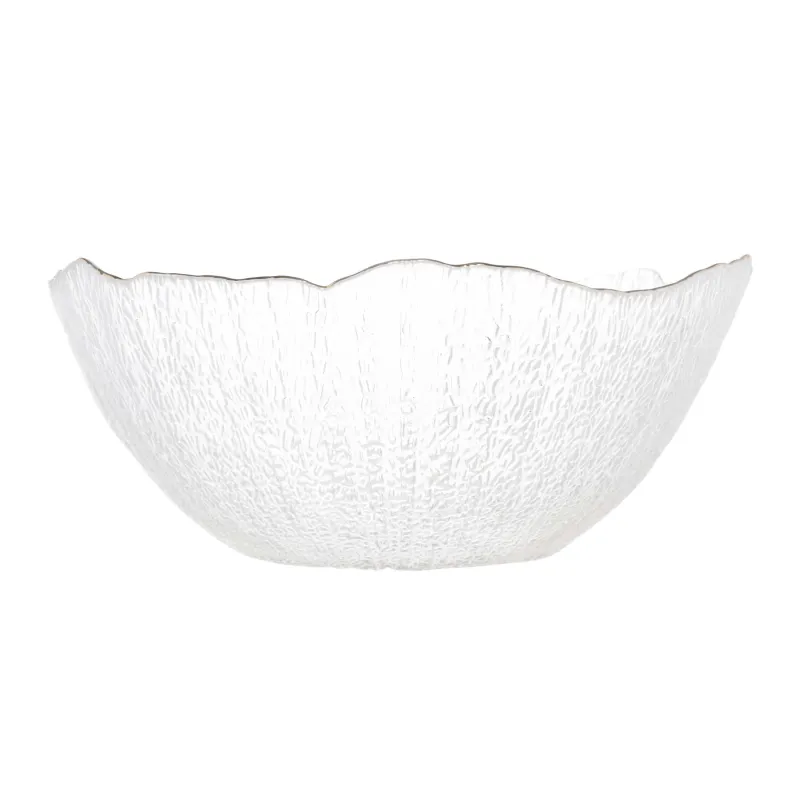 Терең табақша, 25х10 см, шыны, алтын жиегі бар, Berg, image-1