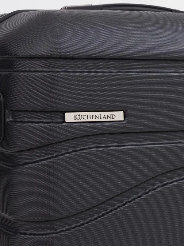 Чемодан L, 52х29х77 см, 4,2 кг, құлпы бар, пластик, қара, Travel comfort, image-7